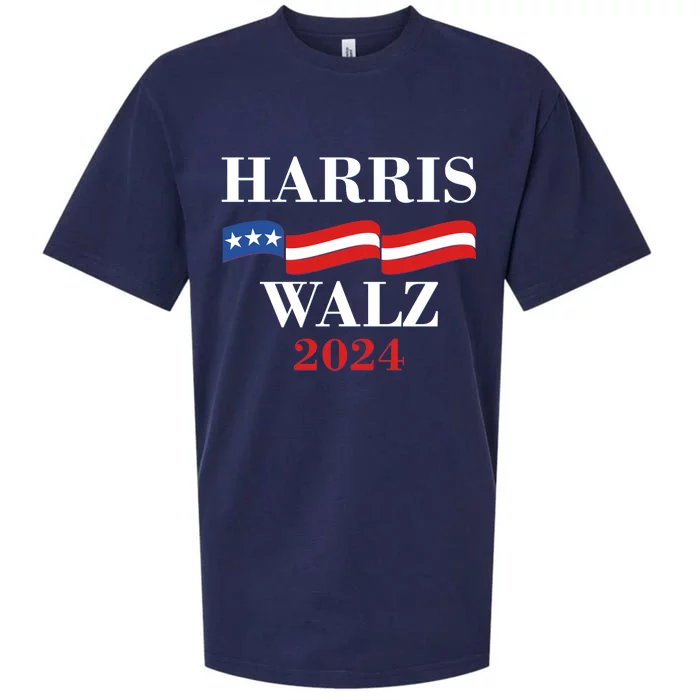 Vote Kamala Harris Tim Walz 2024 Election Sueded Cloud Jersey T-Shirt