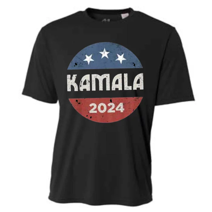 Vintage Kamala Harris 2024 For President Election Cooling Performance Crew T-Shirt