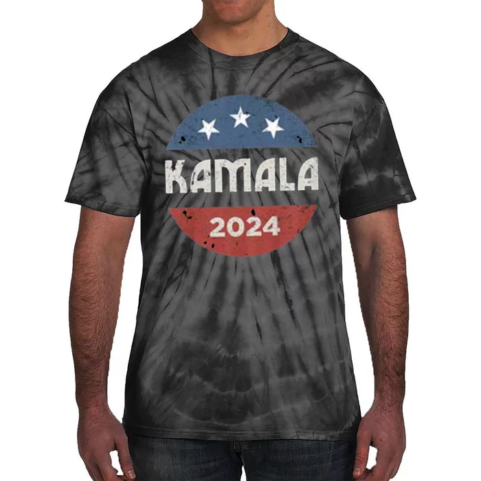 Vintage Kamala Harris 2024 For President Election Tie-Dye T-Shirt