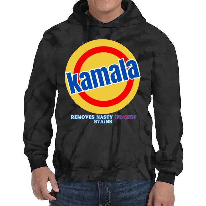 Vote Kamala Harris Pin Removes Nasty Orange Stains Funny Tie Dye Hoodie