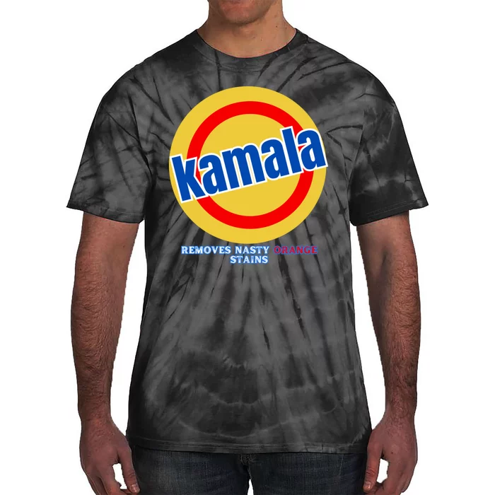 Vote Kamala Harris Pin Removes Nasty Orange Stains Funny Tie-Dye T-Shirt