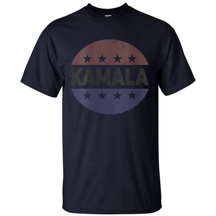 Vintage Kamala Harris 2024 For President Election Campaign Tall T-Shirt