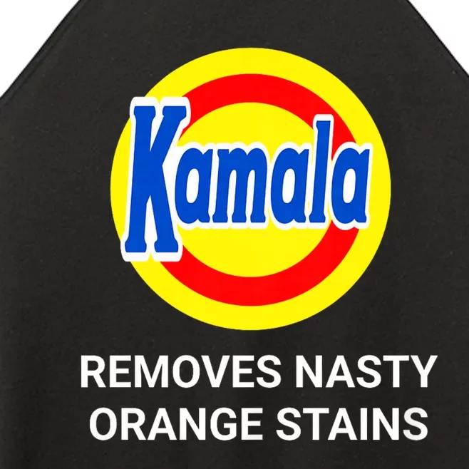 Vote Kamala Harris 2024 Removes Nasty Orange Stains Funny Women’s Perfect Tri Rocker Tank