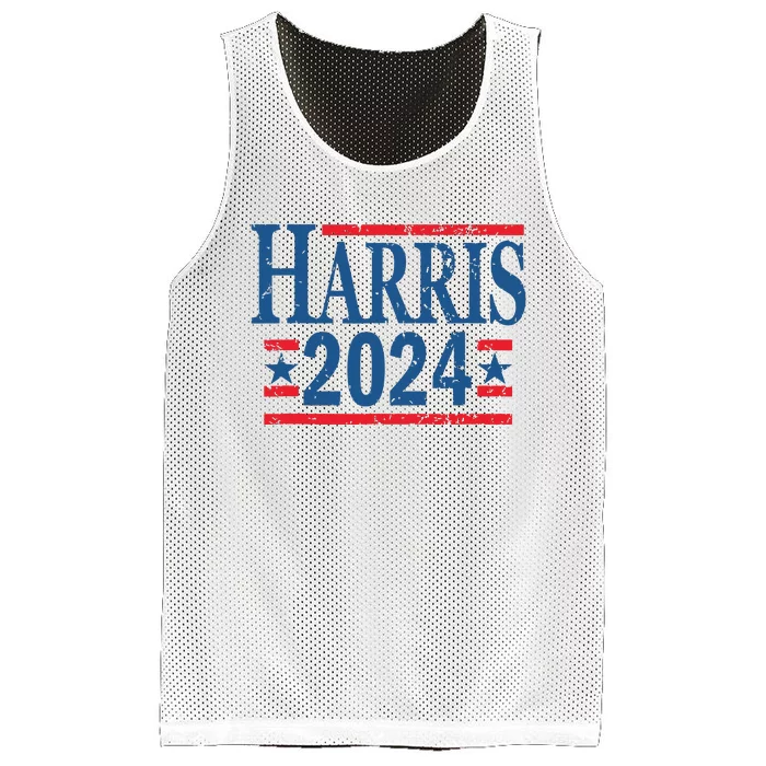 Vintage Kamala Harris 2024 For President Election Campaign Mesh Reversible Basketball Jersey Tank