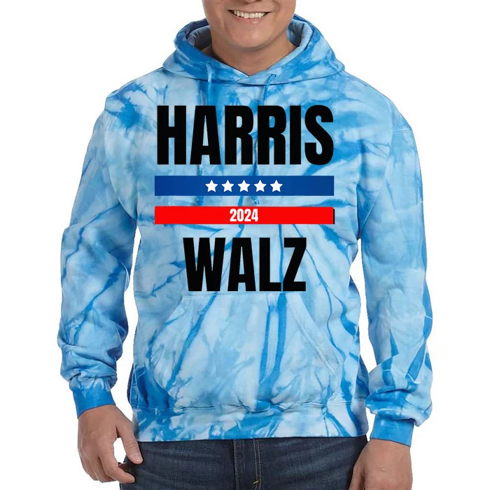 Vote Kamala Harris Tim Walz Ticket Democratic Equality Right Tie Dye Hoodie