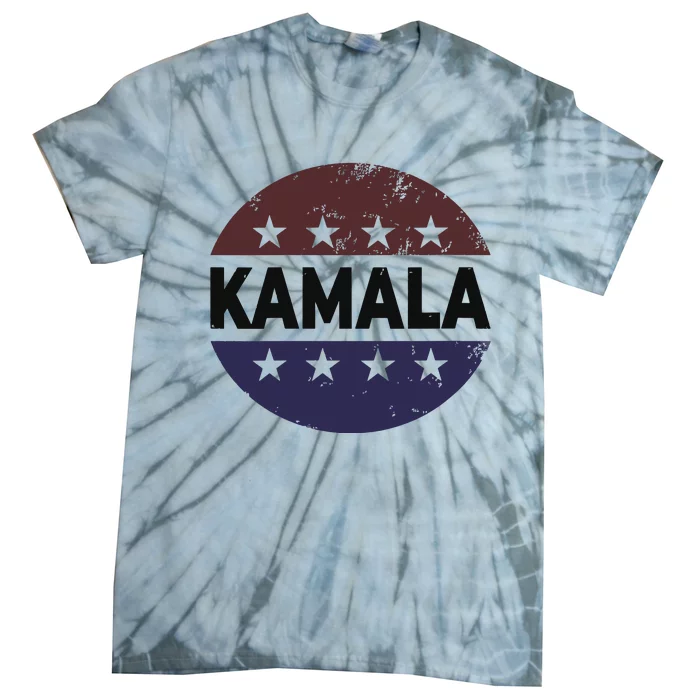 Vintage Kamala Harris 2024 For President Election Campaign Tie-Dye T-Shirt