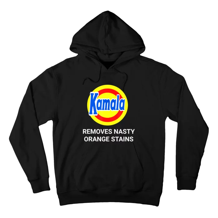 Vote Kamala Harris 2024 Removes Nasty Orange Stains Funny Hoodie