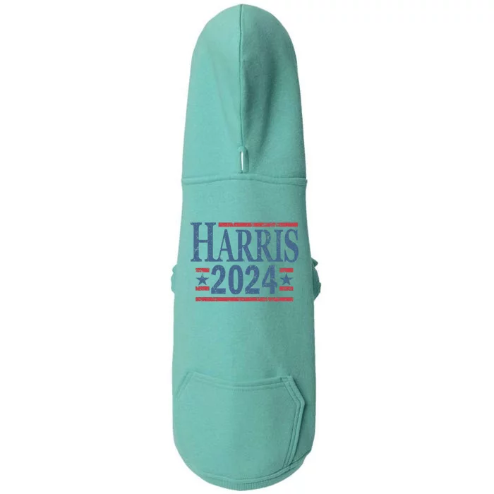 Vintage Kamala Harris 2024 For President Election Campaign Doggie 3-End Fleece Hoodie