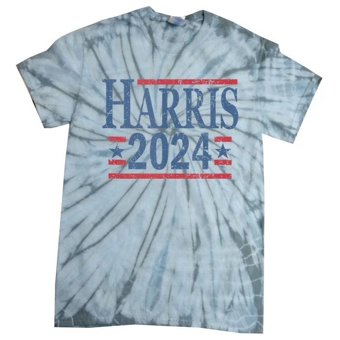 Vintage Kamala Harris 2024 Tie-Dye T-Shirt