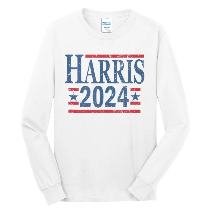 Vintage Kamala Harris 2024 Tall Long Sleeve T-Shirt