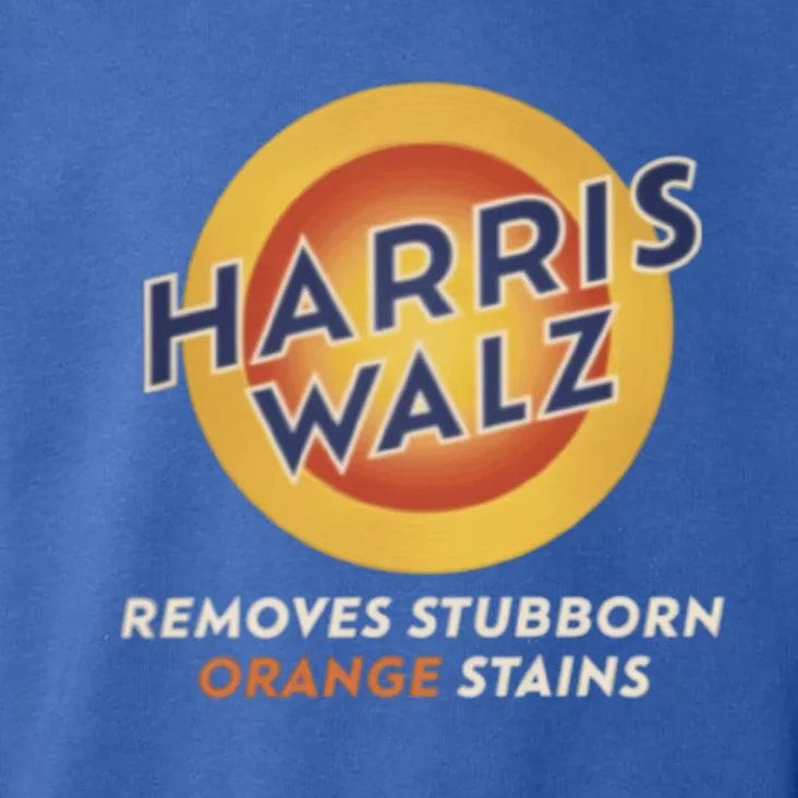 Vote Kamala Harris Walz Removes Stubborn Orange Stains Cute Gift Toddler Hoodie