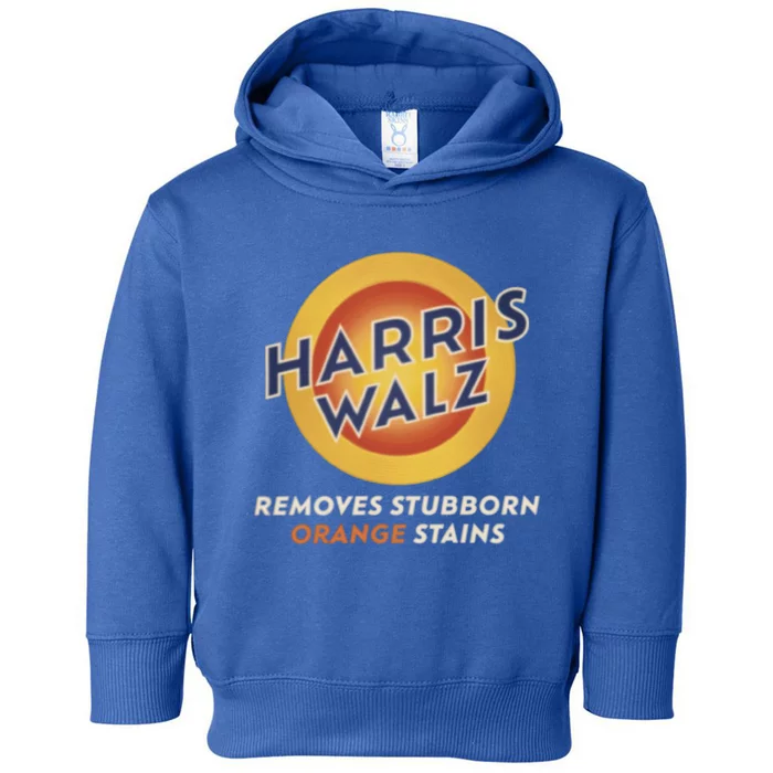 Vote Kamala Harris Walz Removes Stubborn Orange Stains Cute Gift Toddler Hoodie