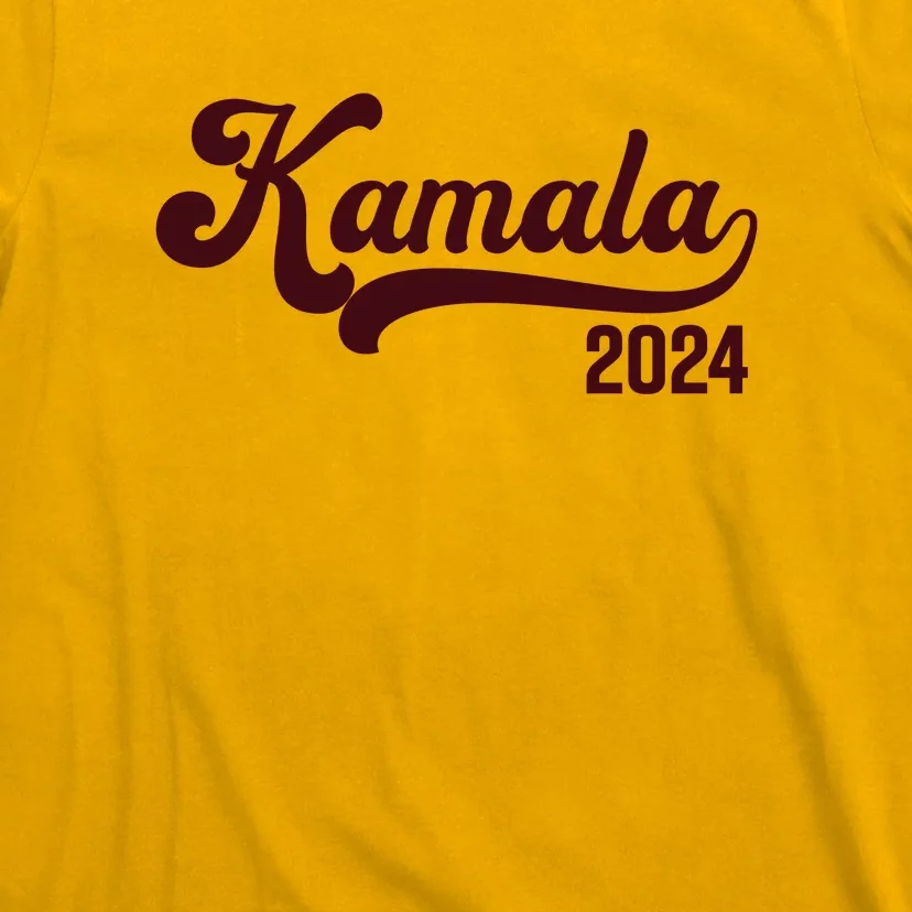 Vote Kamala Harris 2024 Retro Varsity Cardinal Red T-Shirt