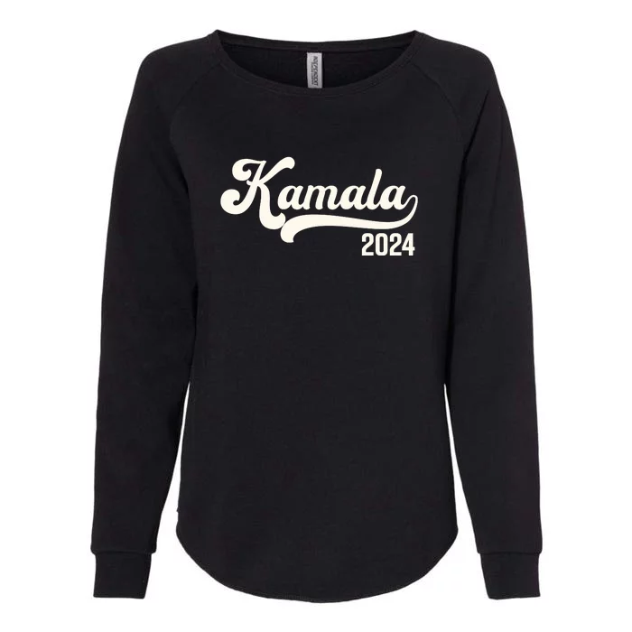 Vote Kamala Harris 2024 Retro Varsity Vintage Womens California Wash Sweatshirt