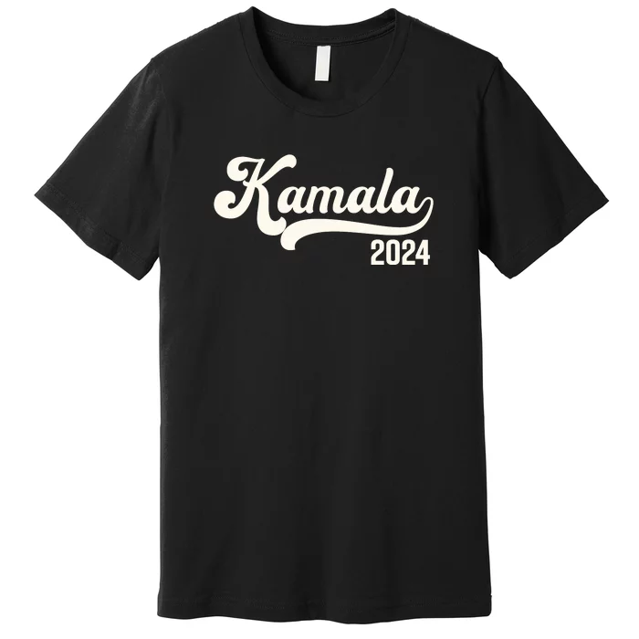 Vote Kamala Harris 2024 Retro Varsity Vintage Premium T-Shirt