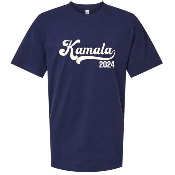 Vote Kamala Harris 2024 Retro Varsity Vintage Sueded Cloud Jersey T-Shirt