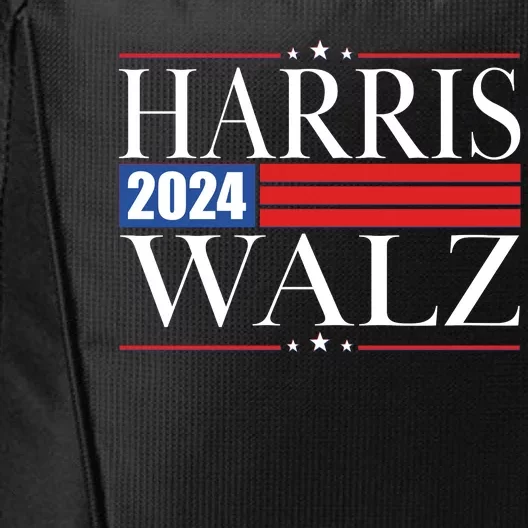 Vote Kamala Harris Tim Walz 2024 Election City Backpack