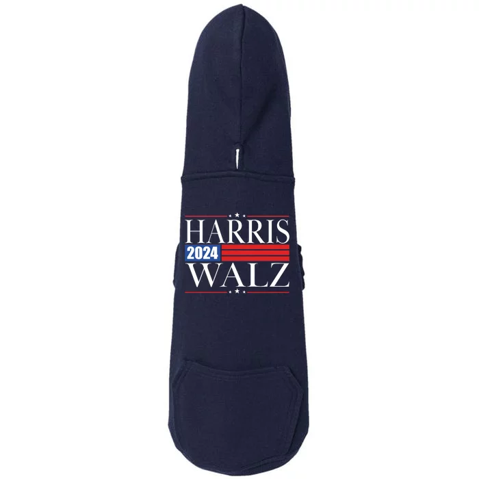 Vote Kamala Harris Tim Walz 2024 Election Doggie 3-End Fleece Hoodie