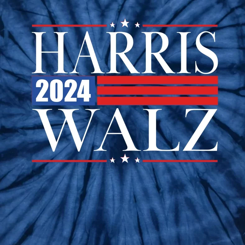 Vote Kamala Harris Tim Walz 2024 Election Tie-Dye T-Shirt