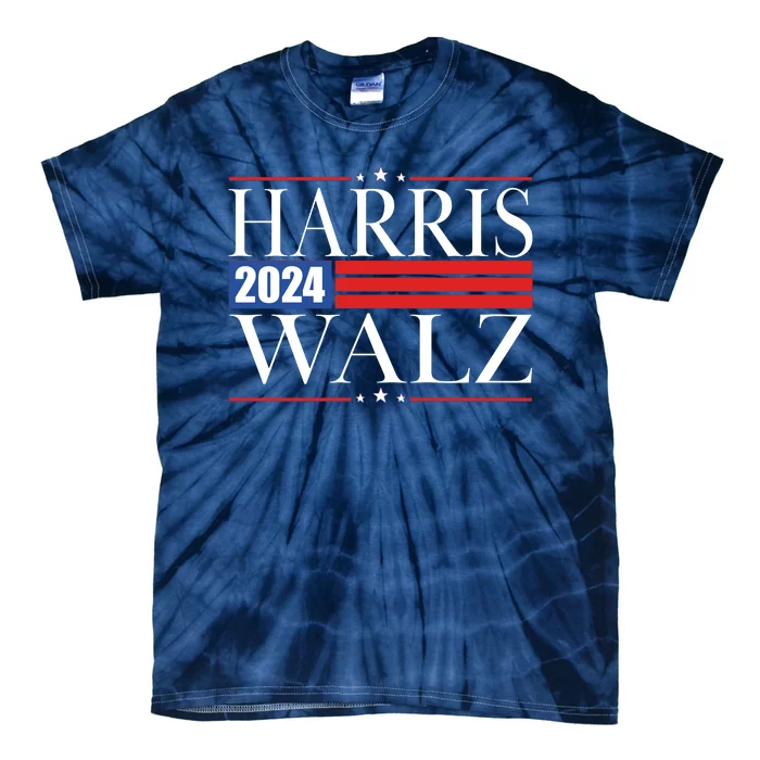 Vote Kamala Harris Tim Walz 2024 Election Tie-Dye T-Shirt