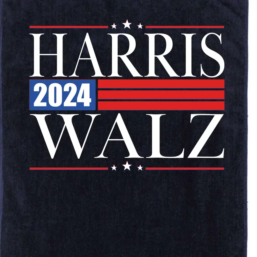 Vote Kamala Harris Tim Walz 2024 Election Platinum Collection Golf Towel