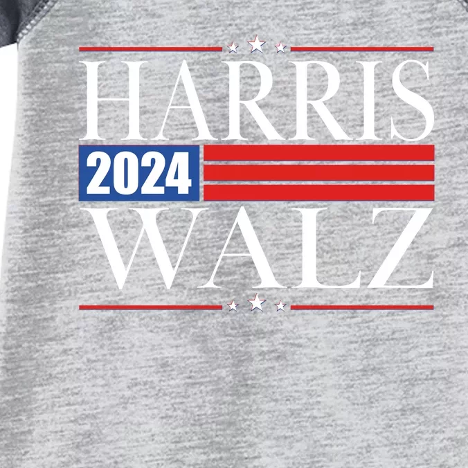 Vote Kamala Harris Tim Walz 2024 Election Infant Baby Jersey Bodysuit