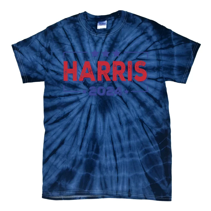 Vintage Kamala Harris 2024 Tie-Dye T-Shirt