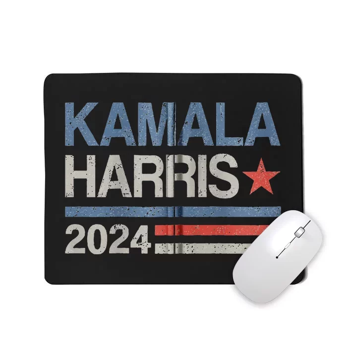 Vintage Kamala Harris 2024 For President Election Campaign Mousepad