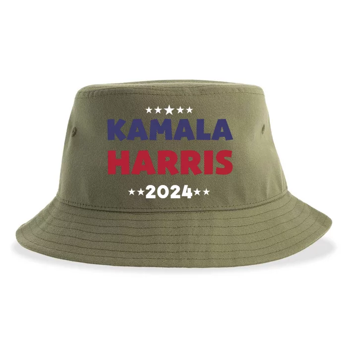 Vintage Kamala Harris 2024 Sustainable Bucket Hat