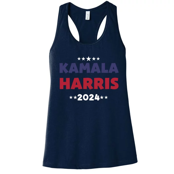 Vintage Kamala Harris 2024 Women's Racerback Tank