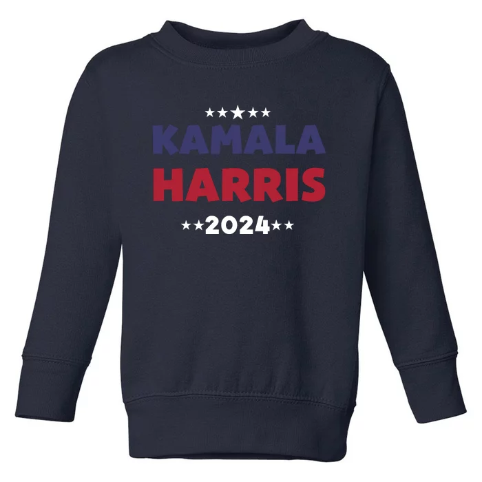 Vintage Kamala Harris 2024 Toddler Sweatshirt