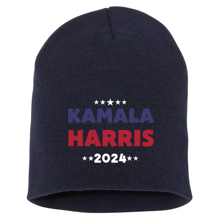 Vintage Kamala Harris 2024 Short Acrylic Beanie