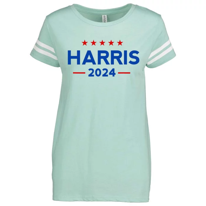 Vote Kamala Harris For Presidential Election 2024 Democratic 3 Enza Ladies Jersey Football T-Shirt