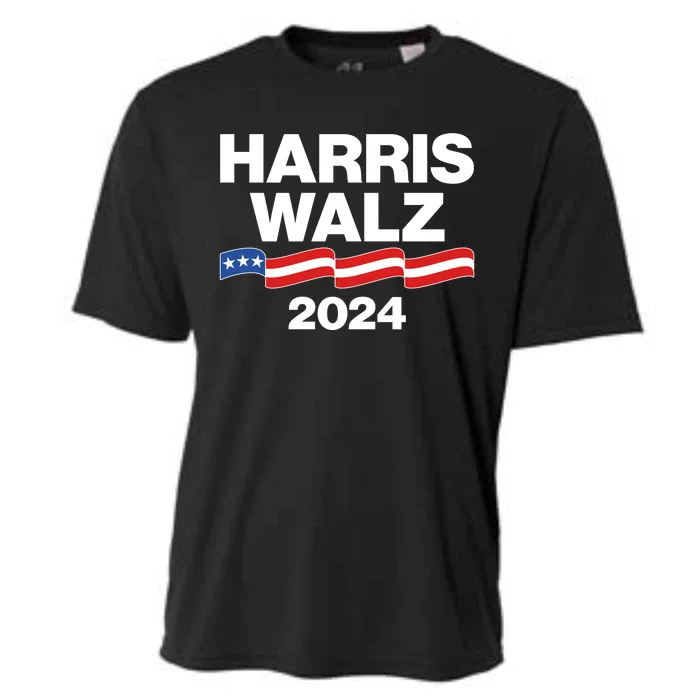 Vote Kamala Harris Tim Walz 2024 Election Cooling Performance Crew T-Shirt