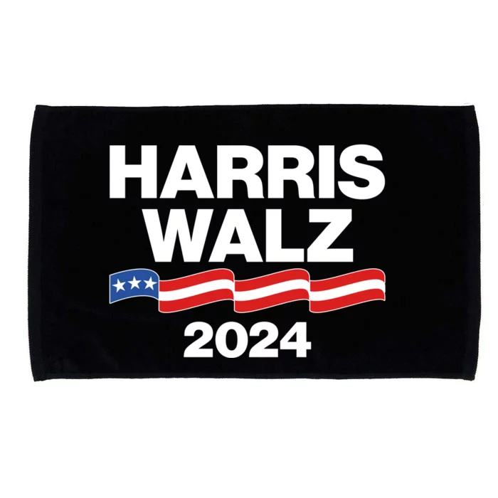 Vote Kamala Harris Tim Walz 2024 Election Microfiber Hand Towel