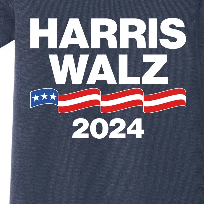 Vote Kamala Harris Tim Walz 2024 Election Baby Bodysuit