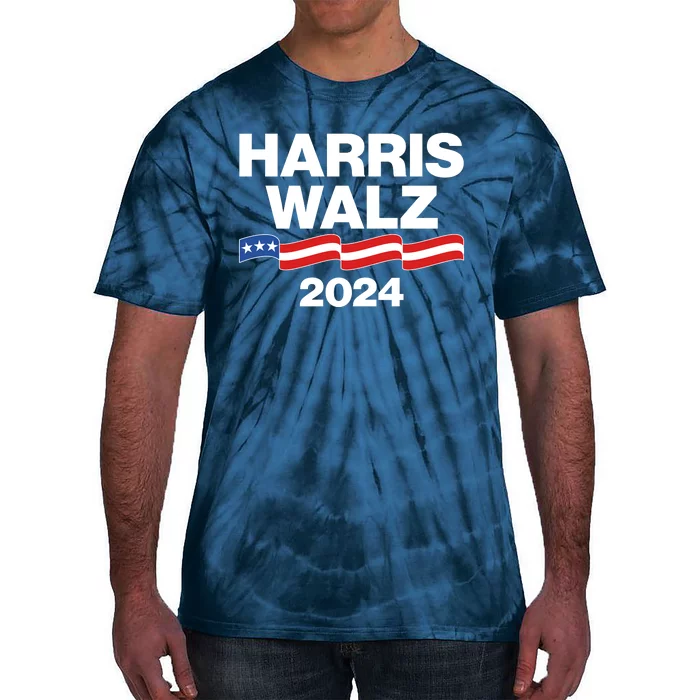 Vote Kamala Harris Tim Walz 2024 Election Tie-Dye T-Shirt