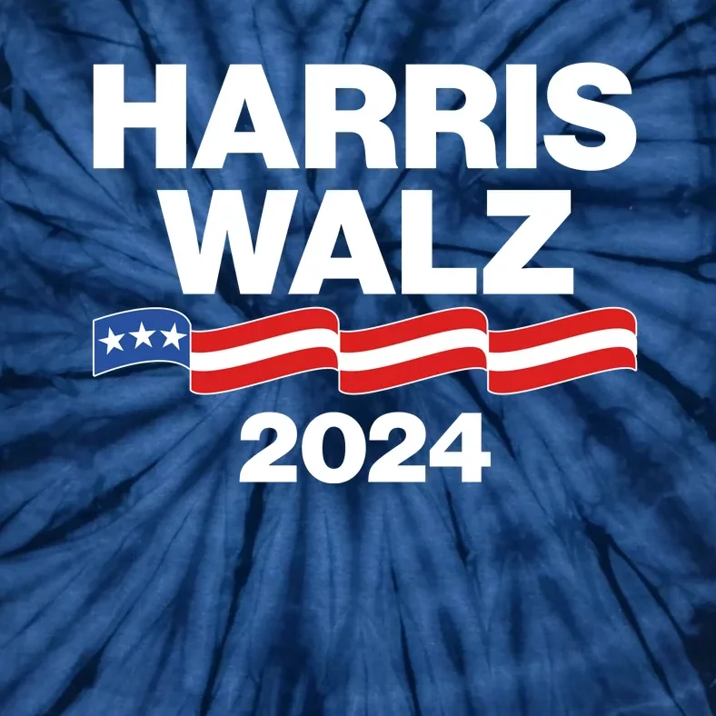 Vote Kamala Harris Tim Walz 2024 Election Tie-Dye T-Shirt