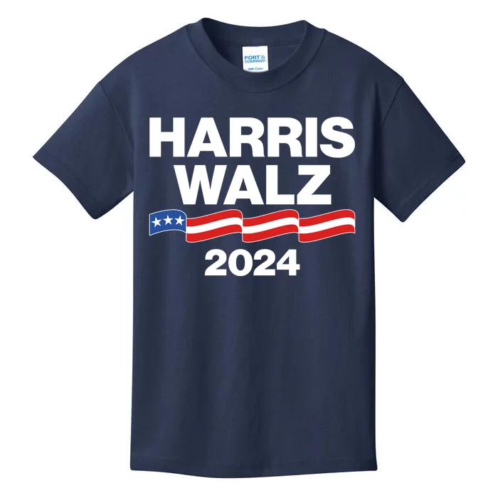 Vote Kamala Harris Tim Walz 2024 Election Kids T-Shirt