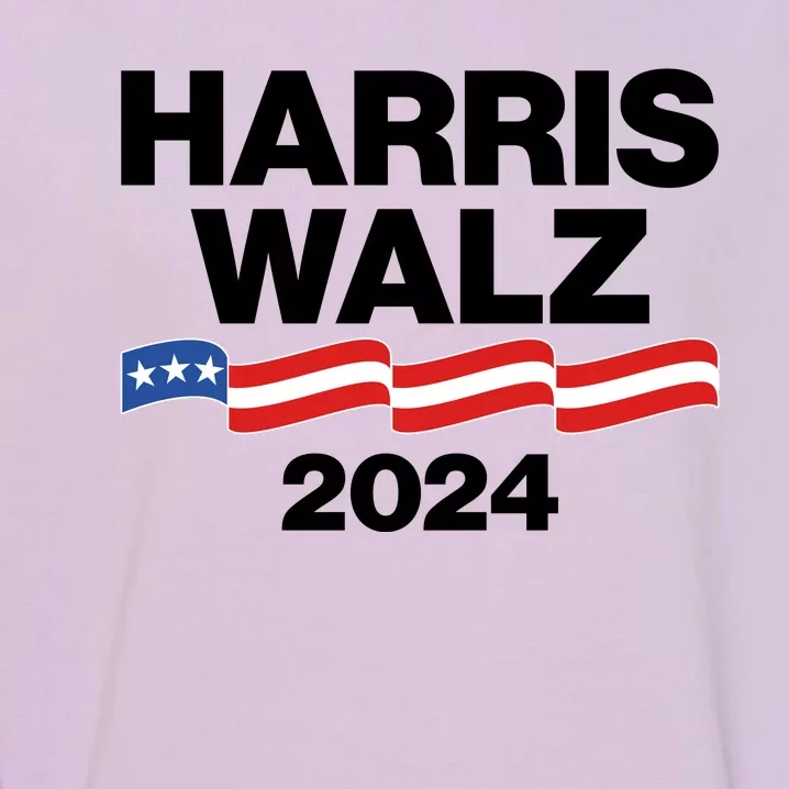 Vote Kamala Harris Tim Walz 2024 Election Garment-Dyed Sweatshirt