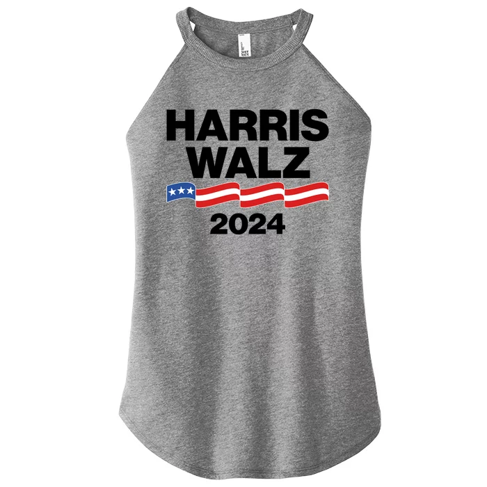 Vote Kamala Harris Tim Walz 2024 Election Women’s Perfect Tri Rocker Tank