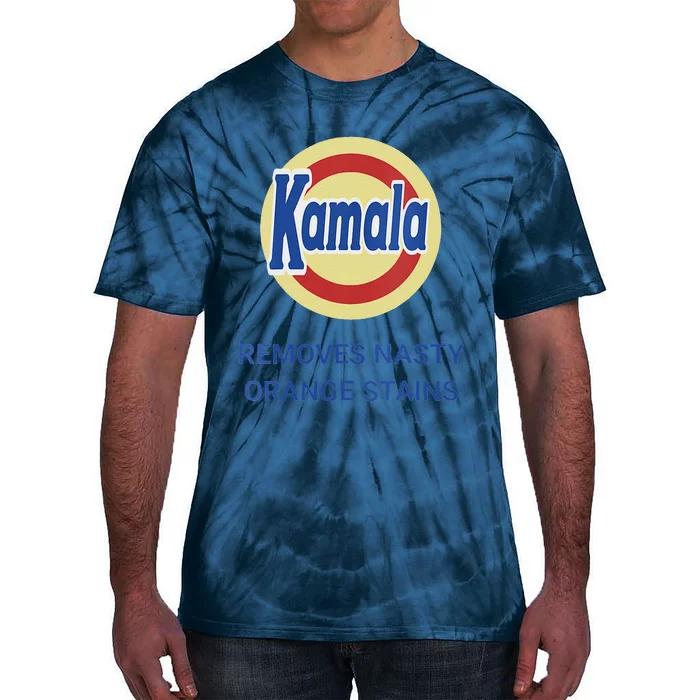 Vote Kamala Harris 2024 Removes Nasty Orange Stains Funny Tie-Dye T-Shirt