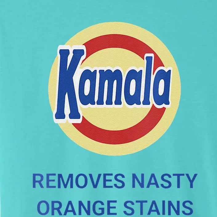 Vote Kamala Harris 2024 Removes Nasty Orange Stains Funny ChromaSoft Performance T-Shirt