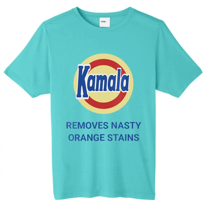 Vote Kamala Harris 2024 Removes Nasty Orange Stains Funny ChromaSoft Performance T-Shirt