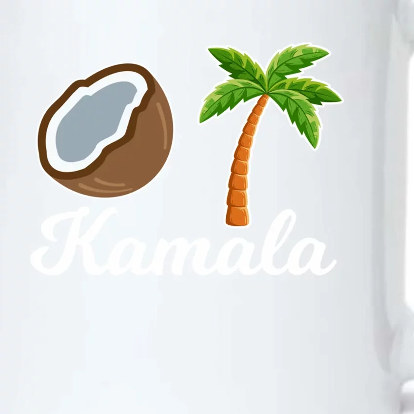 Vote Kamala Harris For President Fell Out Of A Coconut Tree Funny Gift Black Color Changing Mug