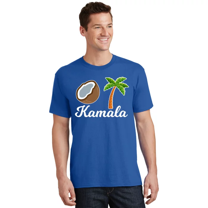 Vote Kamala Harris For President Fell Out Of A Coconut Tree Funny Gift T-Shirt