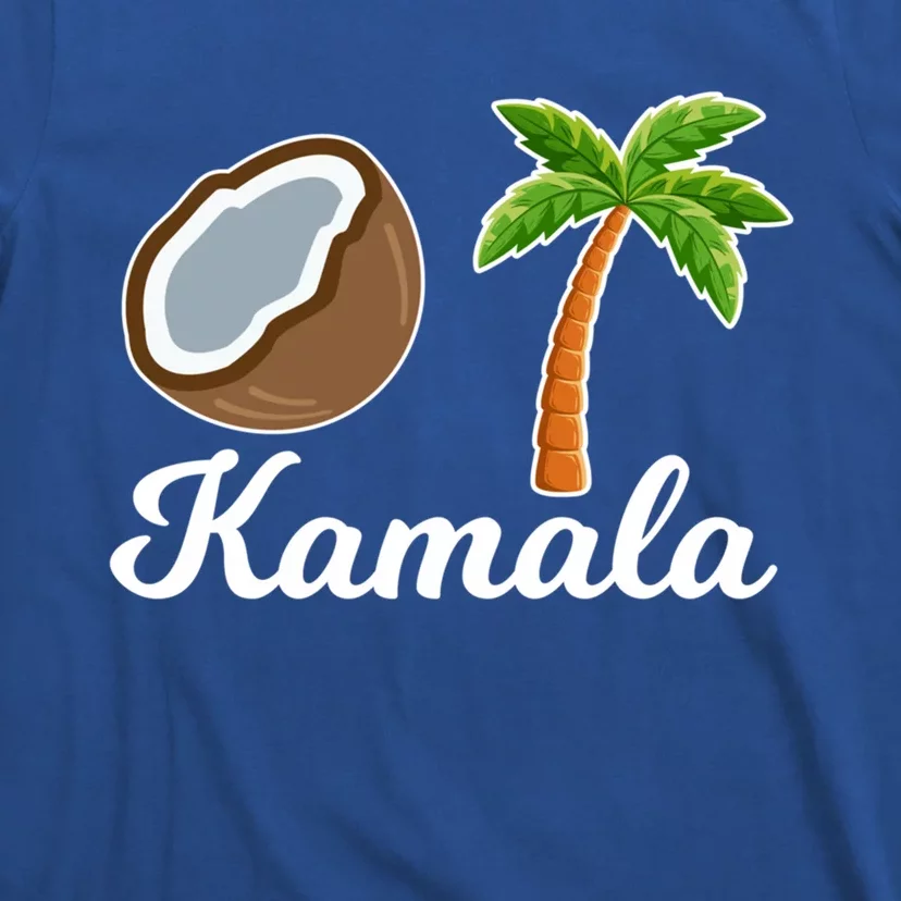 Vote Kamala Harris For President Fell Out Of A Coconut Tree Funny Gift T-Shirt