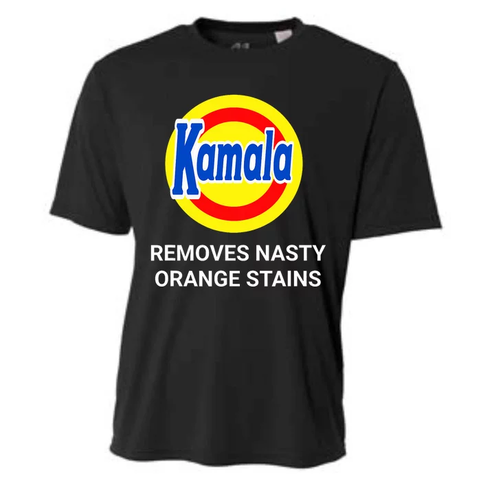 Vote Kamala Harris 2024 Removes Nasty Orange Stains Funny Cooling Performance Crew T-Shirt