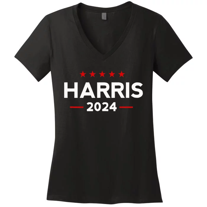 Vote Kamala Harris For Presidential Election 2024 Women's V-Neck T-Shirt