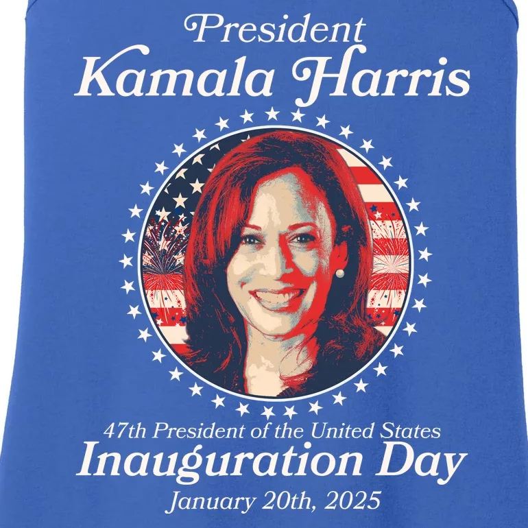 Vote Kamaia Harris 2024 Inauguration Day 2025 Ladies Essential Tank